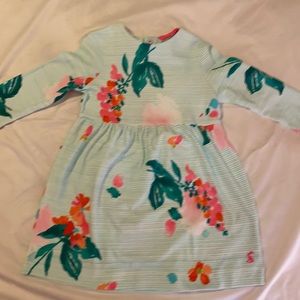 Joules Floral Dress (18-24m); Worn Once/Like New Condition; 100% Cotton